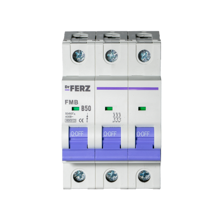 FMB-B 6kA 3P 50 х-ка B Автоматический выключатель